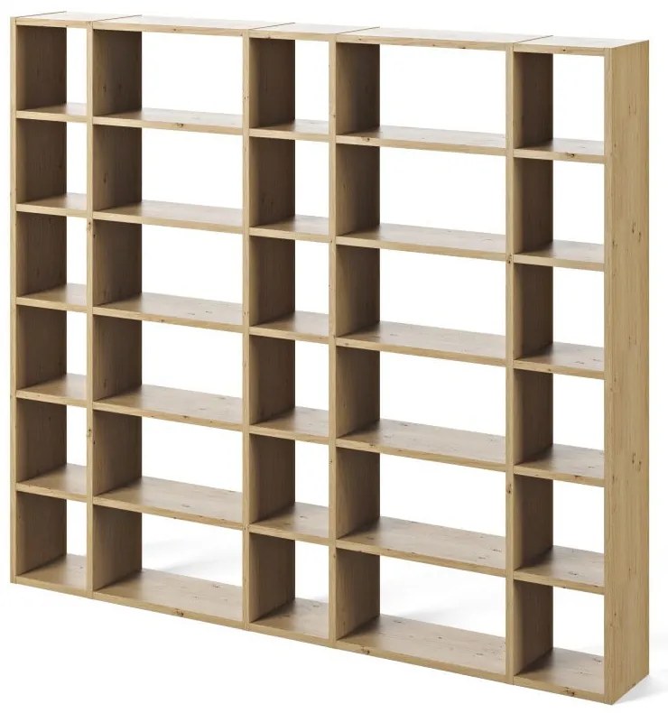 Етажерка за книги в дъб 255x224 cm Pombal - TemaHome