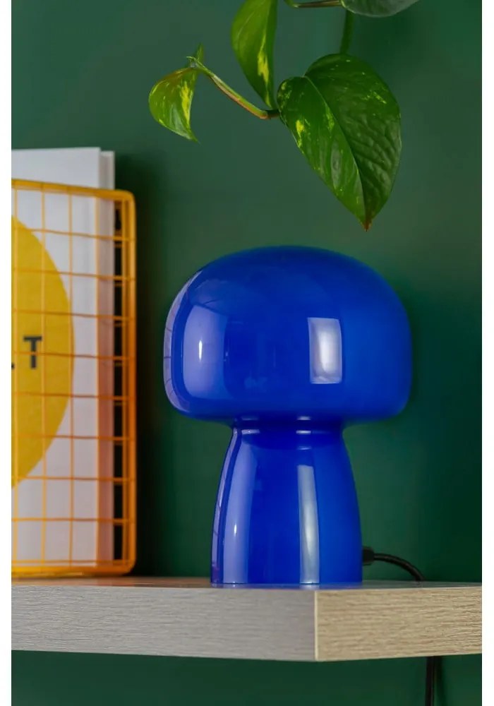 Синя настолна лампа (височина 20 cm) Fervor – Leitmotiv