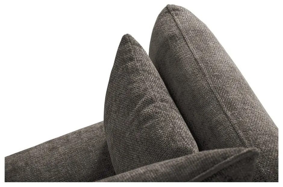 Сив ъглов диван (десен ъгъл) Matera - Cosmopolitan Design