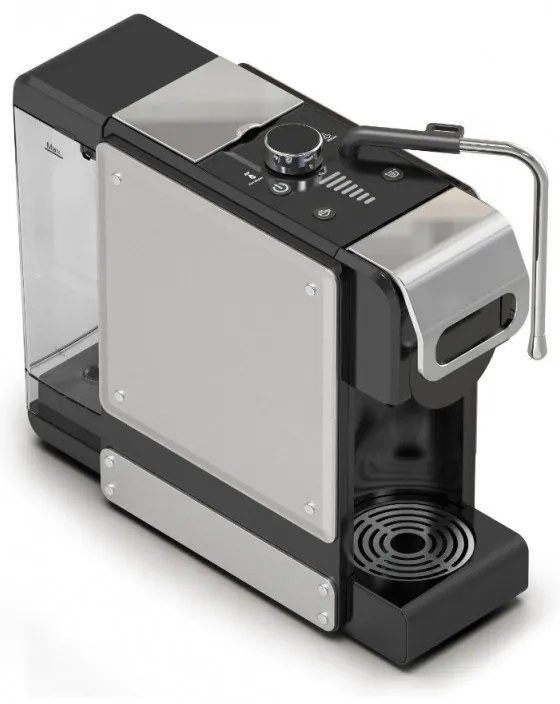 Разопакован: Еспресо машина за мляно кафе и капсули 8в1 Oliver Voltz OV51171N8M, 1450W, 1 л, 5 адаптера, 19 bar, Черен