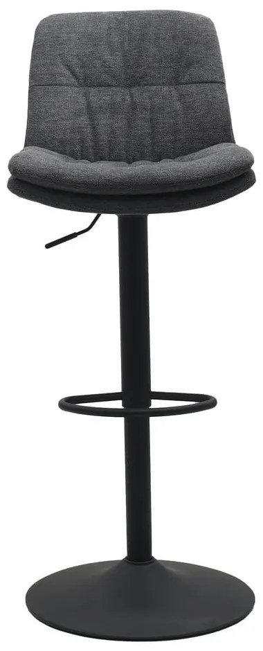 Тъмносив бар стол с регулируема височина Colville – Unique Furniture