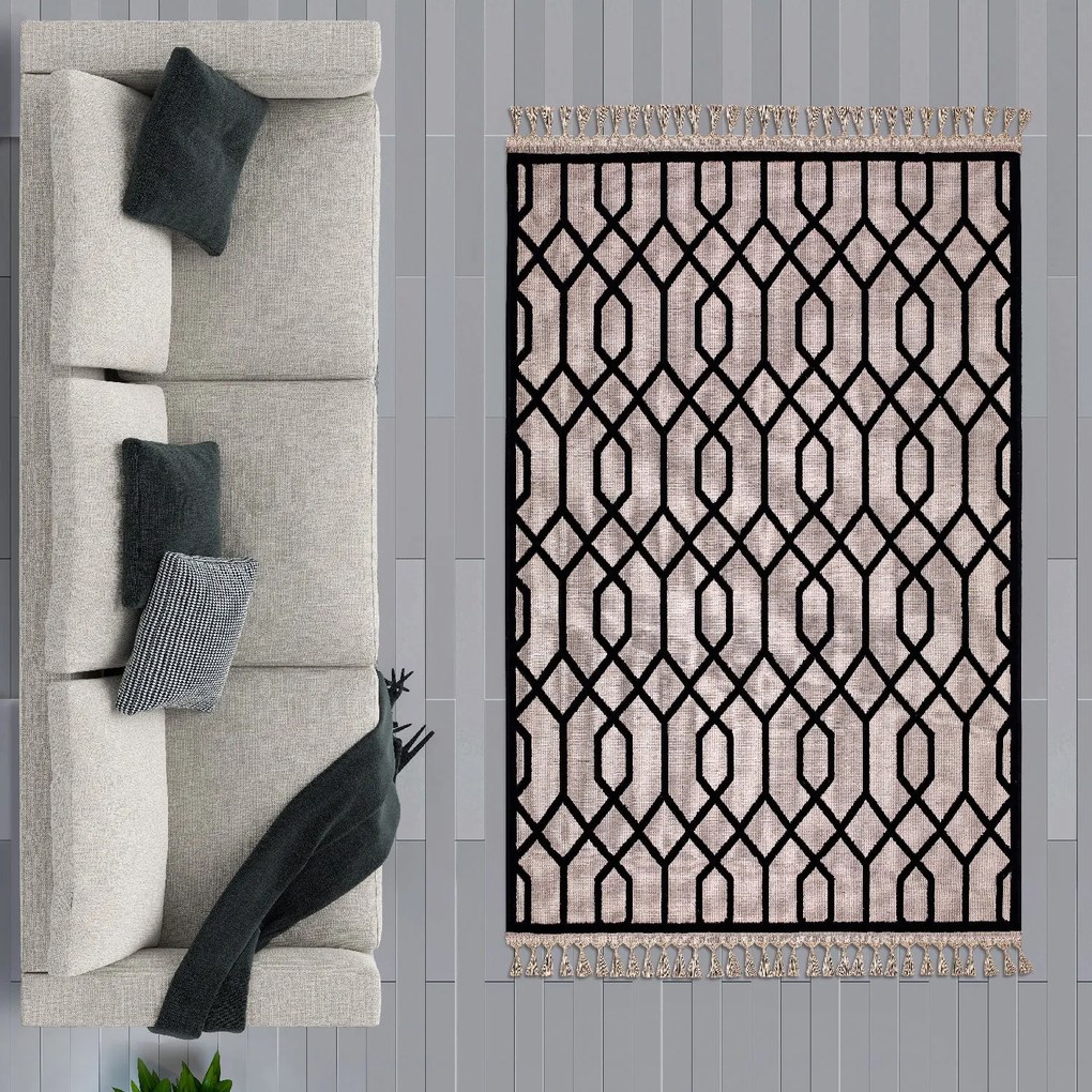 Килим за антре (100 x 300) LasMonte Jüt 3036 Бежово
Черен