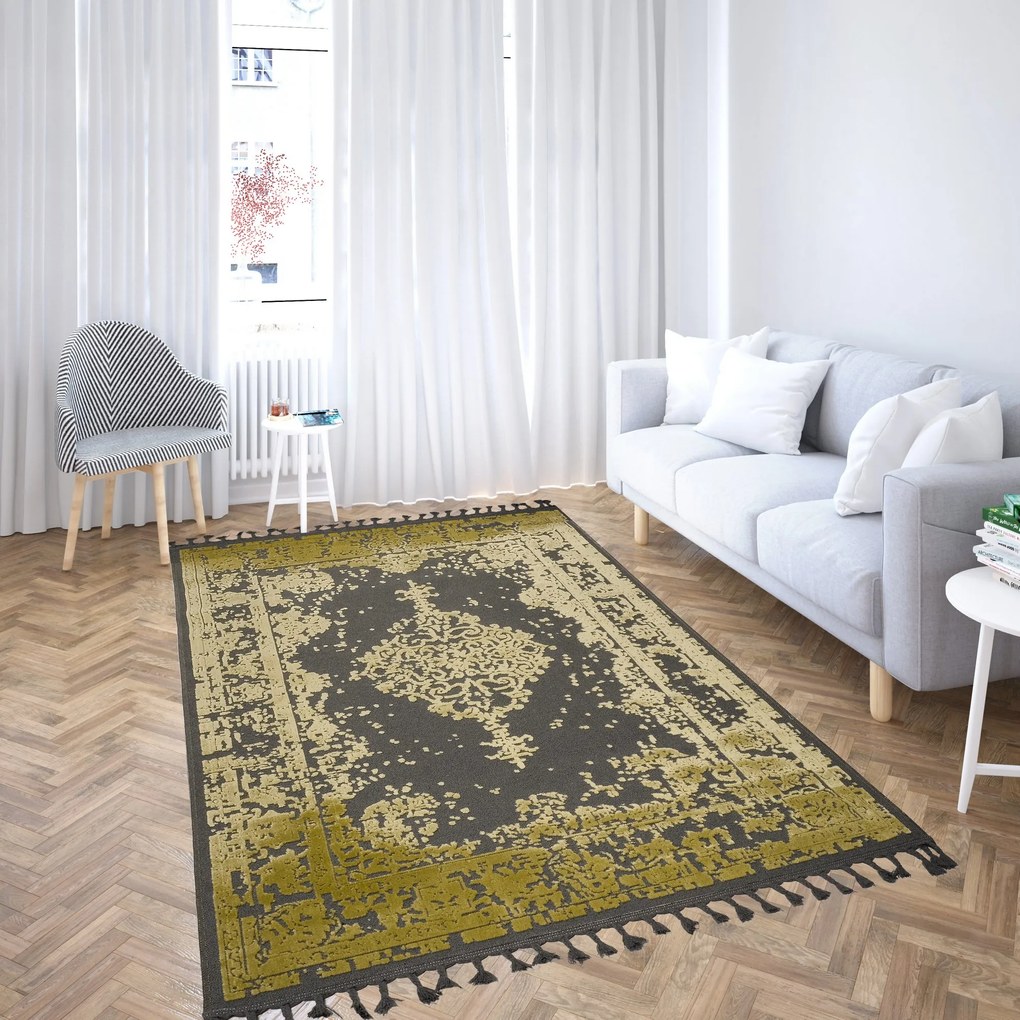 Килим (200 x 290) Las Monte 3008 Сиво
Жълто
