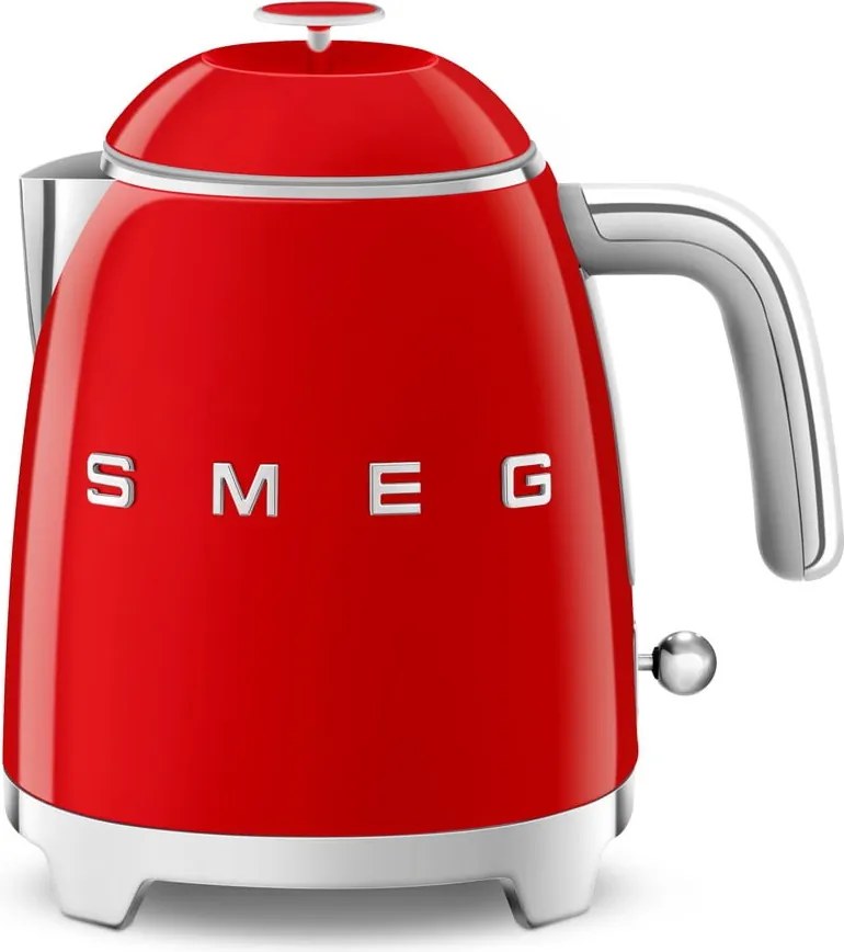 Червена електрическа кана от неръждаема стомана 800 ml Retro Style – SMEG