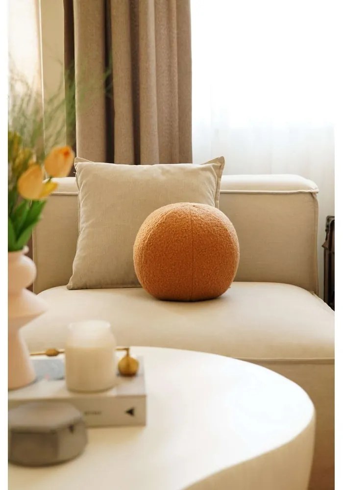 Декоративна възглавница от букле ø 20 cm Top – Mioli Decor