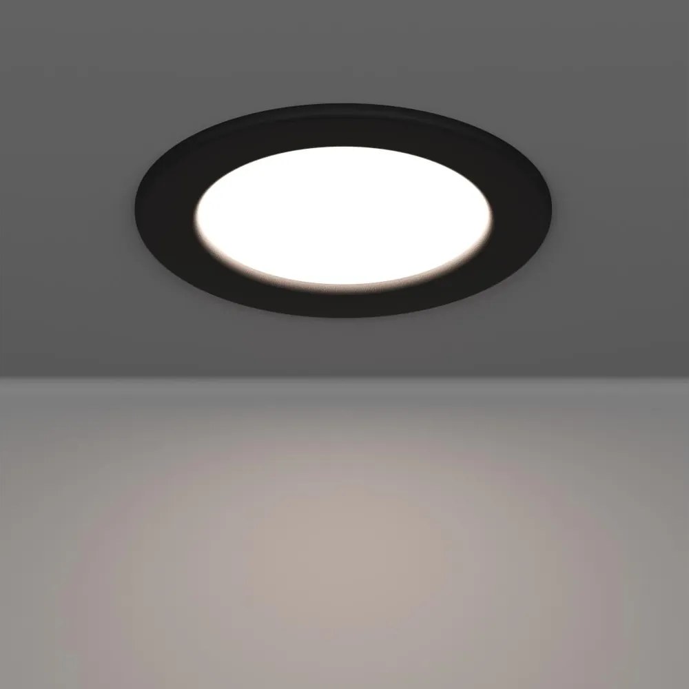 Eglo 901387 - LED вградено осветително тяло FUEVA LED/6,3W/230V диаметър 11,9 cm черно