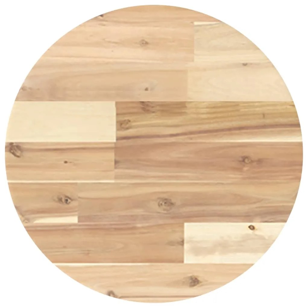 4008688 vidaXL Плот за маса, кръгъл, Ø40x4 см, акациево дърво масив