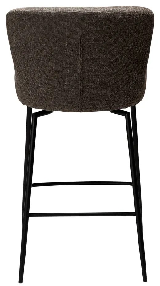Кафяв тапициран бар стол (височина на седалката 67,5 cm) Glam – DAN-FORM Denmark