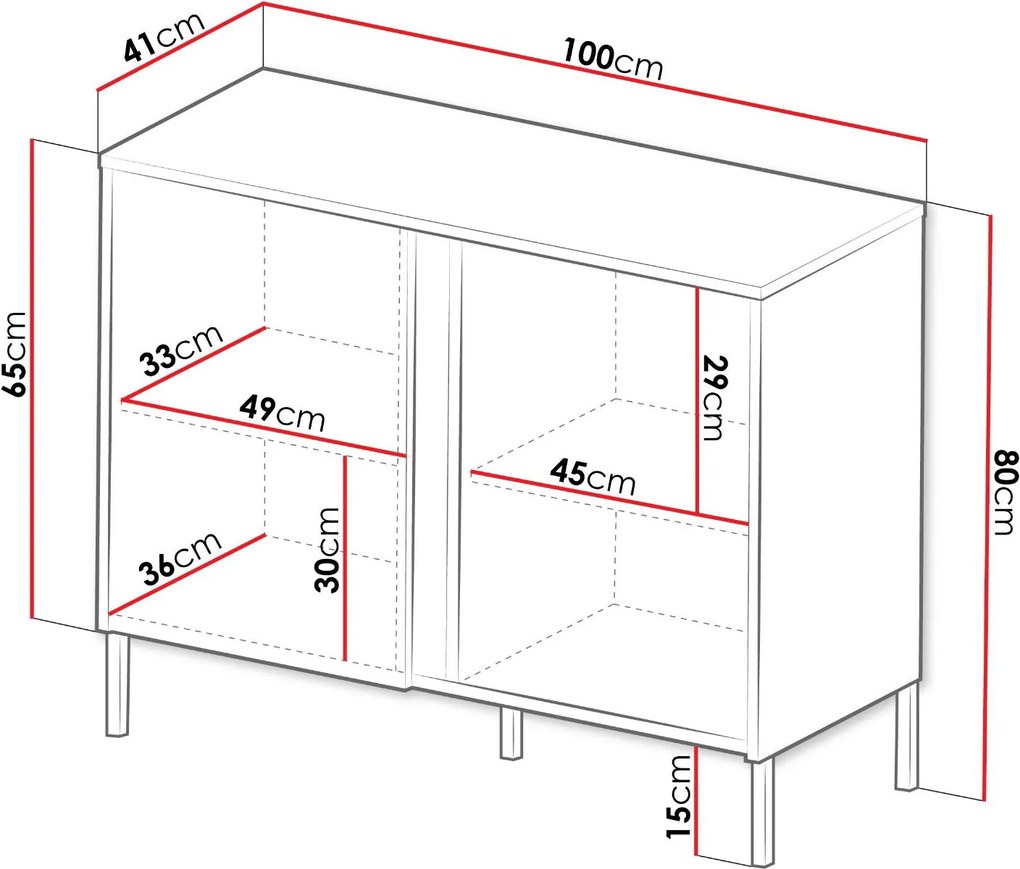 Бюфет Mia IV-Fusiko-Mavro