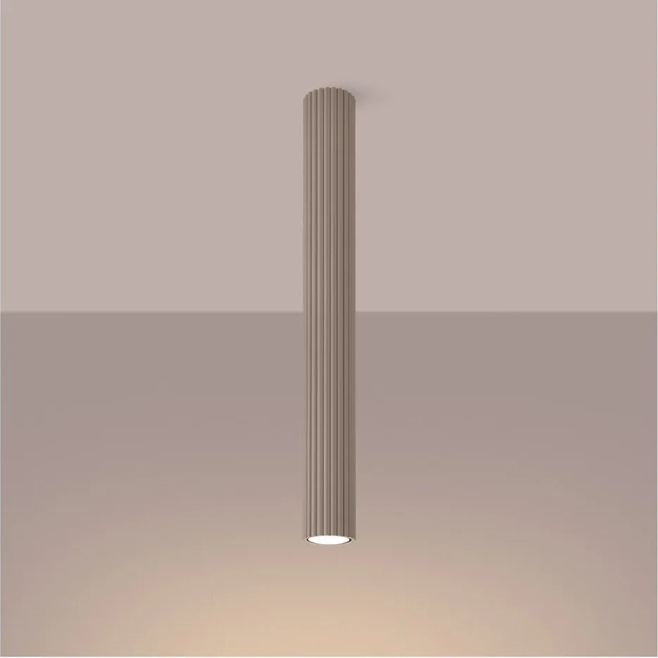 Кафяво-сив метален прожектор Gleam – Sollux