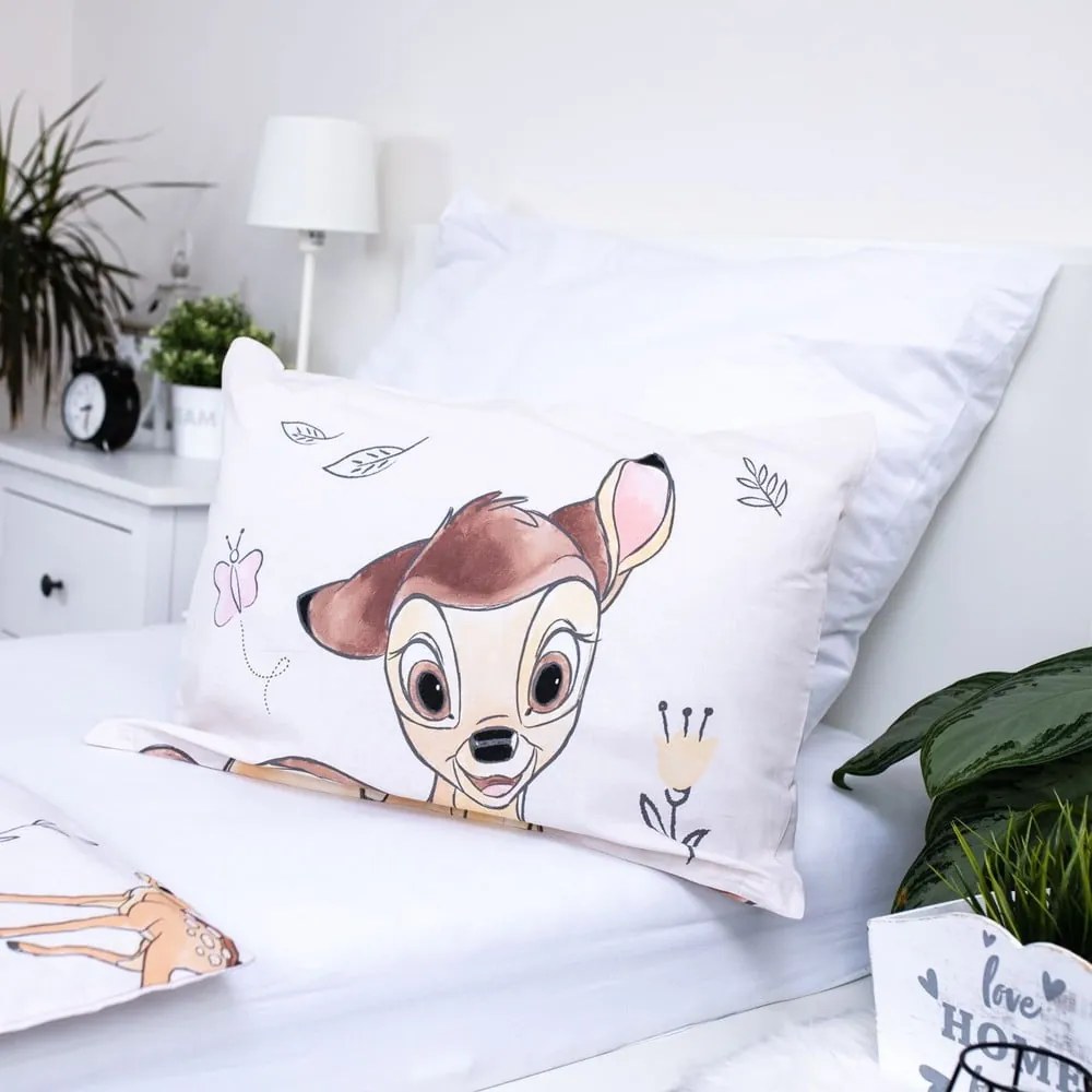 Памучно спално бельо за детско креватче 100x135 cm Bambi "Beige" – Jerry Fabrics
