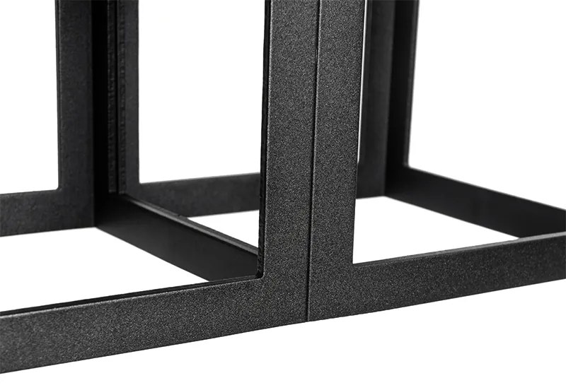 Модерна таванна лампа черна 2-светлина - Cela