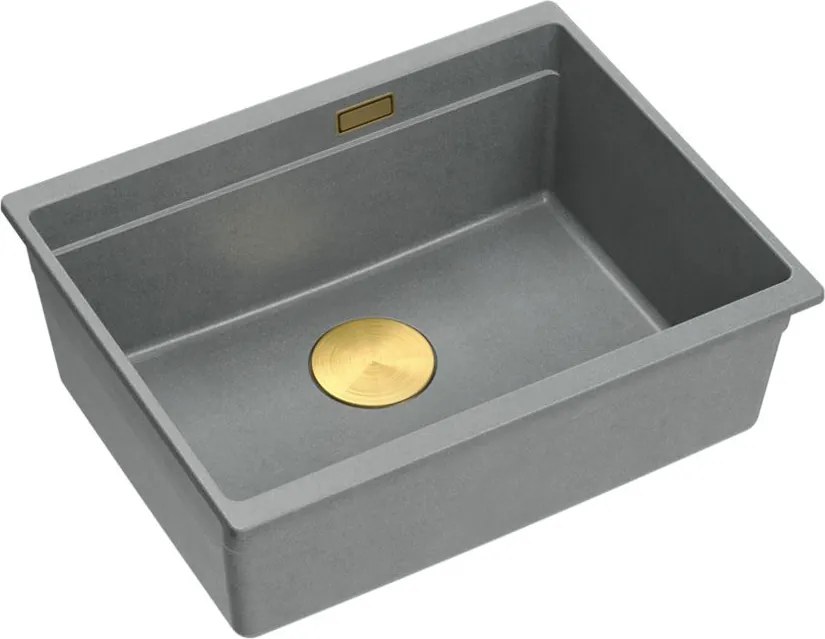 гранитна мивка Logan 100 Grey Metallic