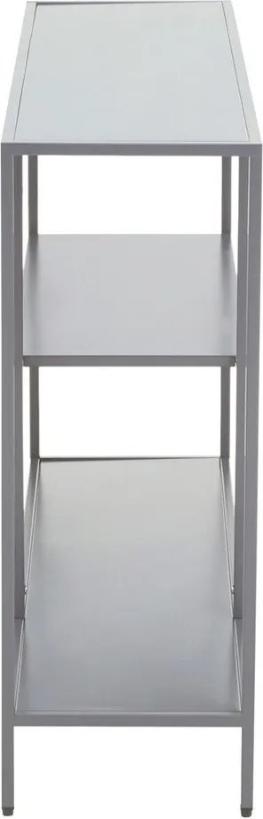 Сива стоманена конзолна маса 30x120 cm Acero – Premier Housewares