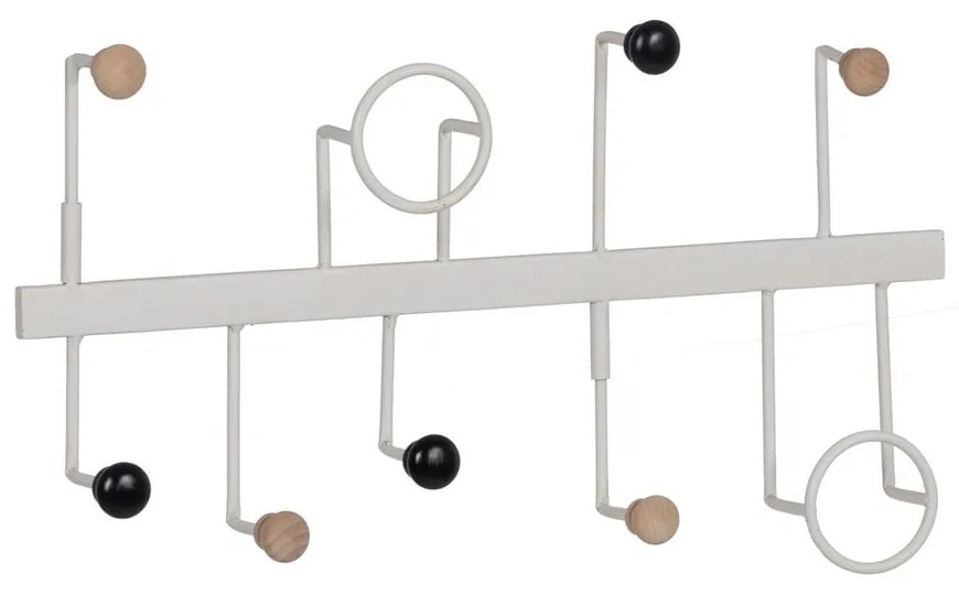 Бяла метална стенна закачалка – Ixia