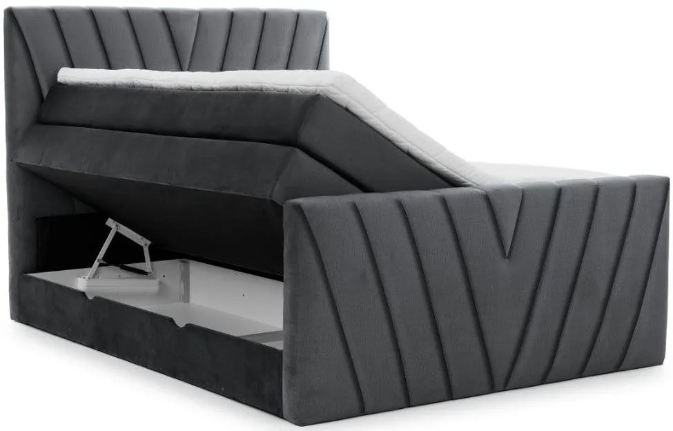 Тапицирано легло Alba-Gkri Skouro-180 x 200