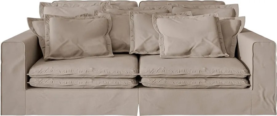 Светлокафяв диван 236 cm Nora – Ropez