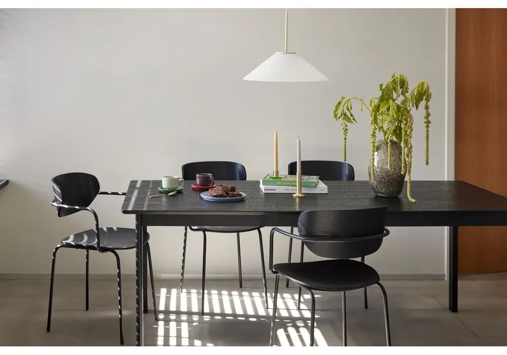 Черна трапезна маса 95x195 cm Dapper – Hübsch