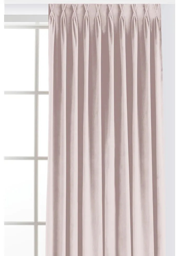 Светлорозова затъмняваща завеса 400x270 cm Velto – Filumi