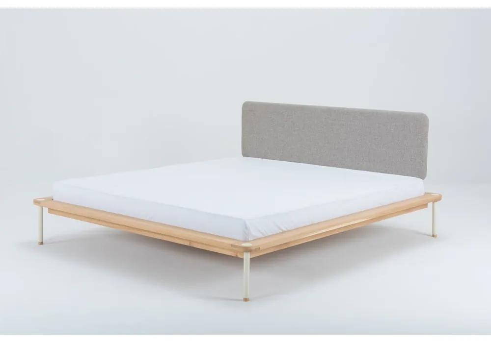 Двойно легло от дъбова дървесина , 180 x 200 cm Fina - Gazzda