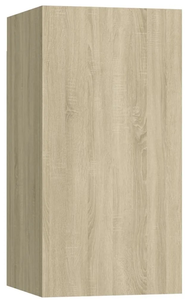 803332 vidaXL ТВ шкаф, дъб сонома, 30,5x30x60 см, инженерно дърво