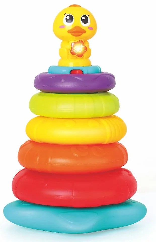 Hola - Бебешка низанка Пате Дъга със звукови и светлинни ефекти