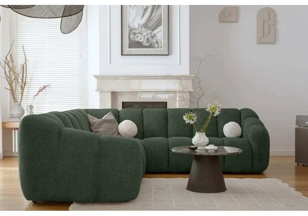 Тъмнозелен ъглов диван Shell – Miuform