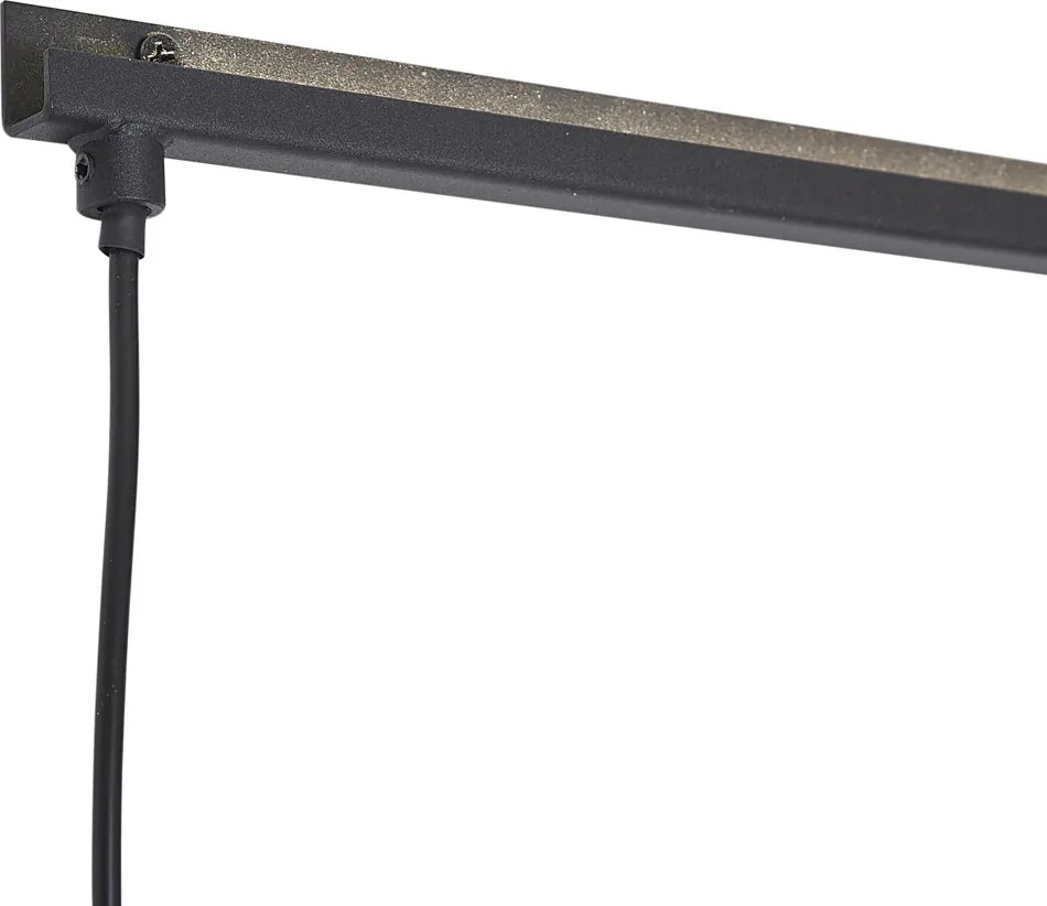 Модерна стенна лампа черна с LED - Letterbox