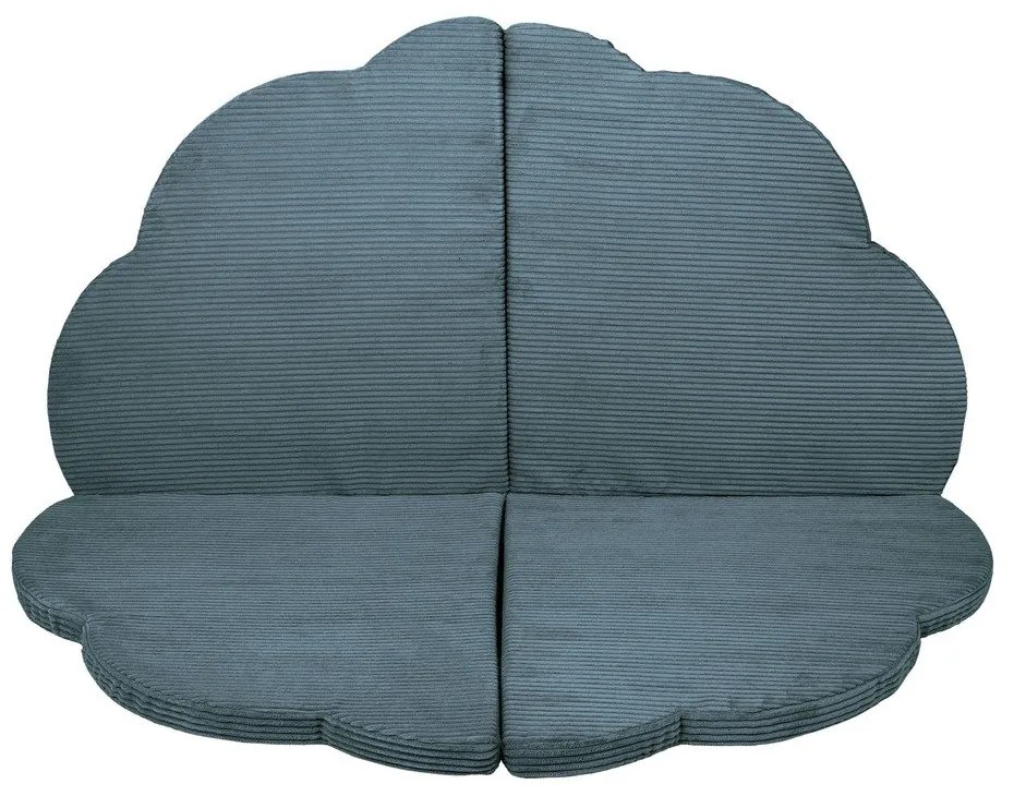 Тюркоазено детско килимче за игра 160x160 cm – Meowbaby