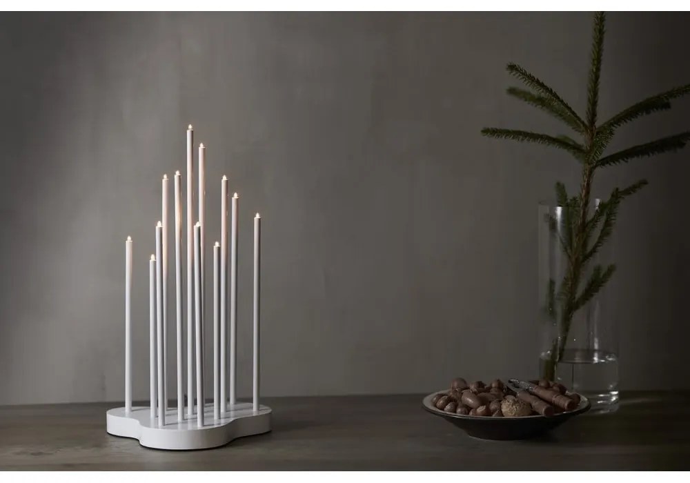 Бяла коледна светлинна украса Buzz – Star Trading