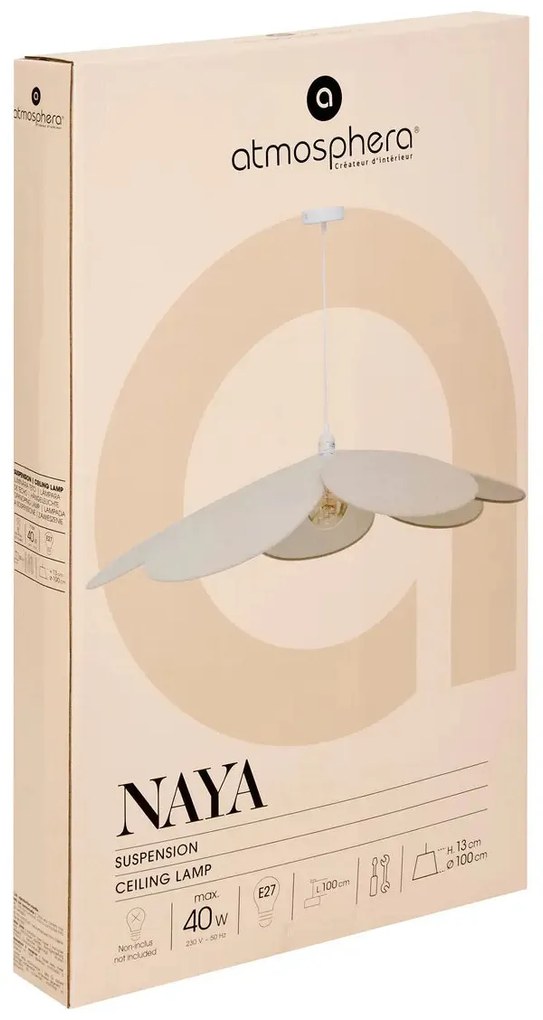 Пендел atmosphera Petals, 100 cm, Бежов beige