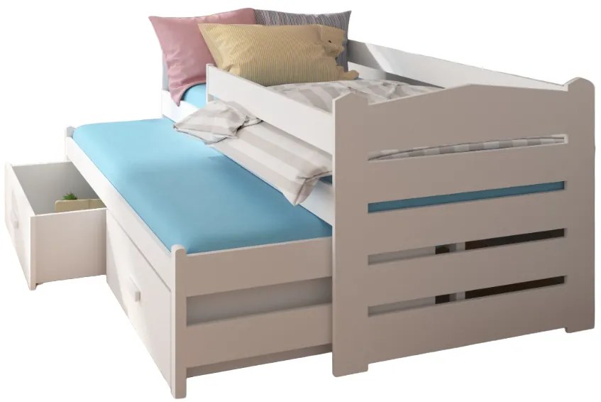 Бебешко Детско легло Camaro-200 x 90-With protector-White