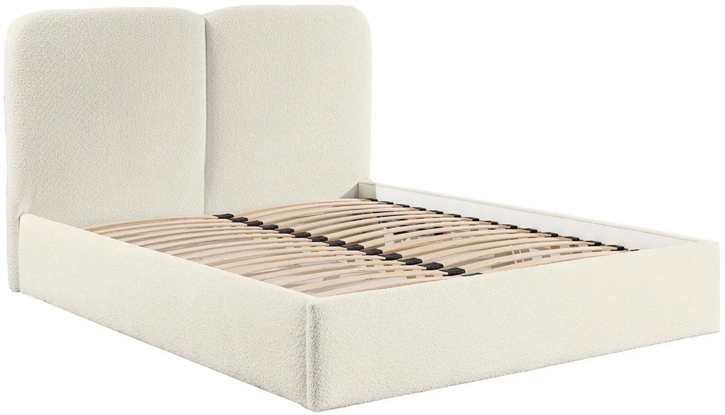 Облегнато легло Heaven-Сиво-180 x 200