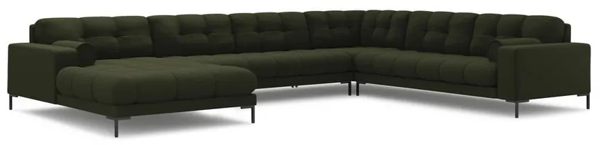 Зелен ъглов диван (десен ъгъл) Bali – Cosmopolitan Design