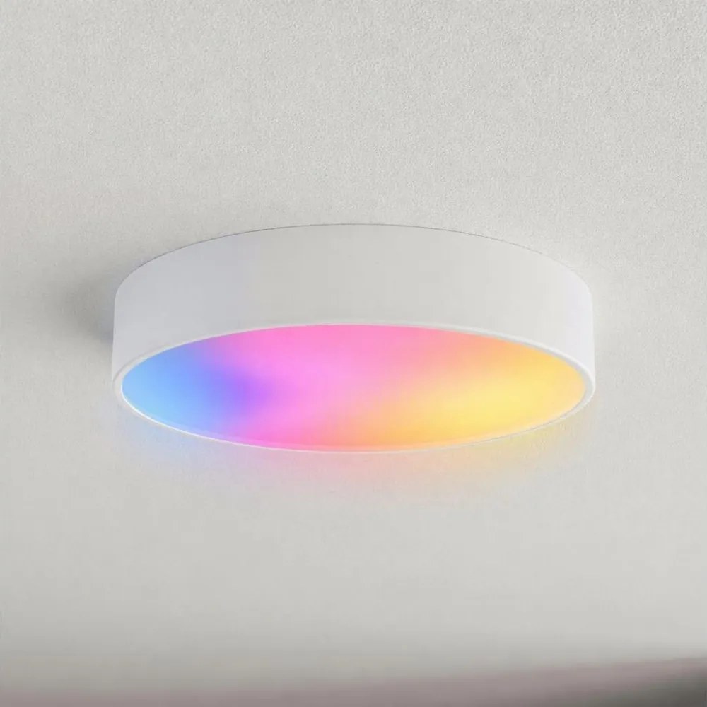 Brilagi - LED RGBW Димируемо таванно осветително тяло CLARE 3xE27/9W/230V Wi-Fi бяло
