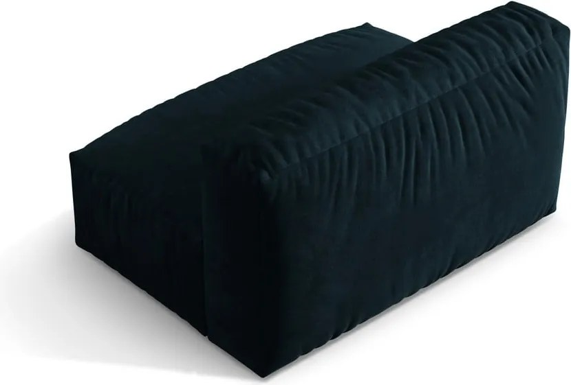 Тъмносин кадифен модул за диван (среден модул) Martina – Micadoni