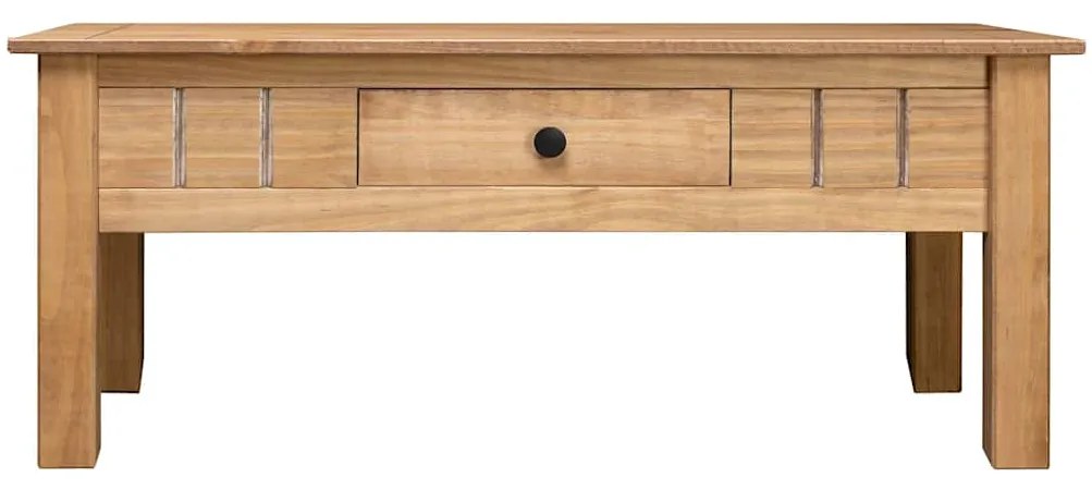 282682 vidaXL Кафе маса, 100x60x43,5 см, бор масив, Panama Range