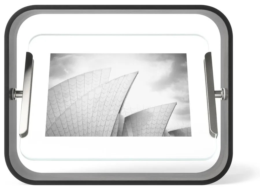 Черна дървена стояща рамка 19x24 cm Bellwood – Umbra