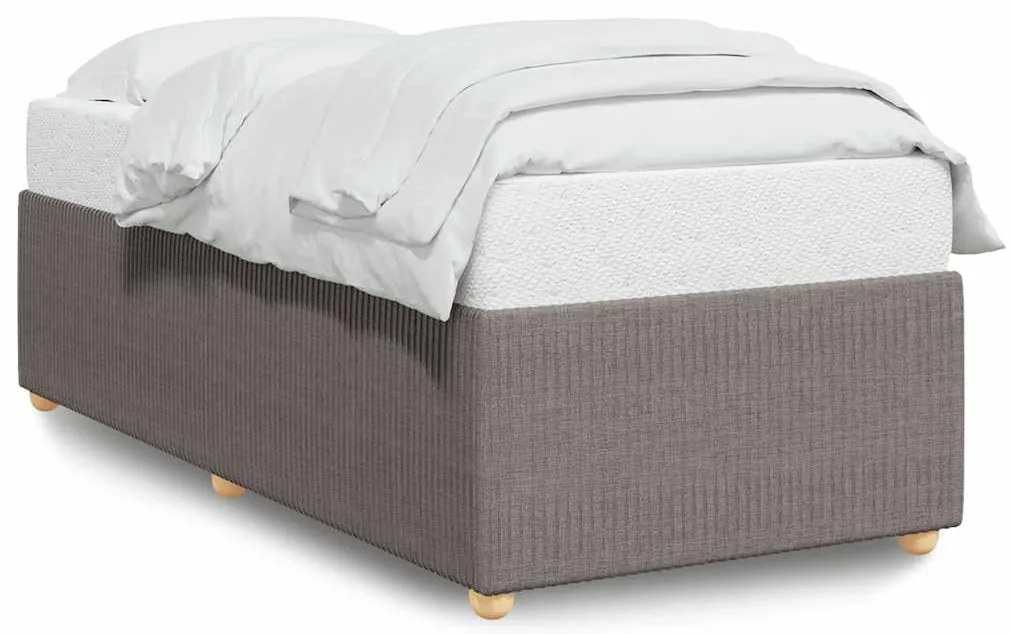3284897 vidaXL Рамка за легло без матрак, таупе, 80x200 см, плат