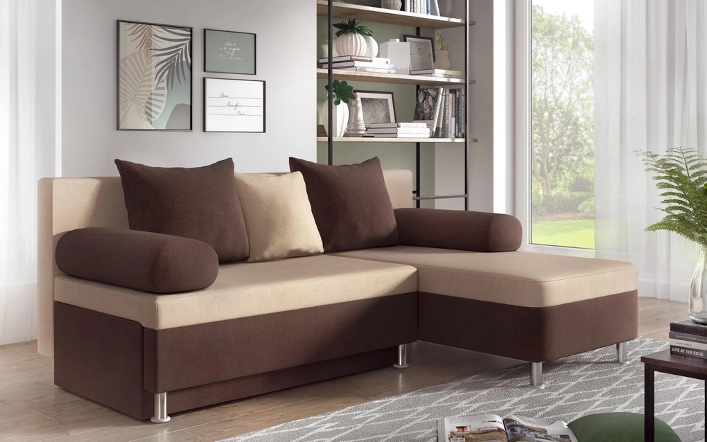 Разтегателен ъглов диван Дани S