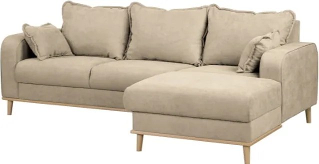 Бежов ъглов диван (десен ъгъл) Beata - Ropez
