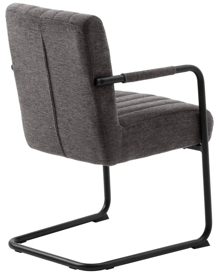 Тъмносив трапезен стол Trout – Unique Furniture