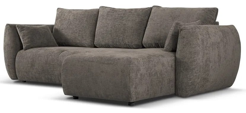 Сив ъглов диван (десен ъгъл) Matera - Cosmopolitan Design