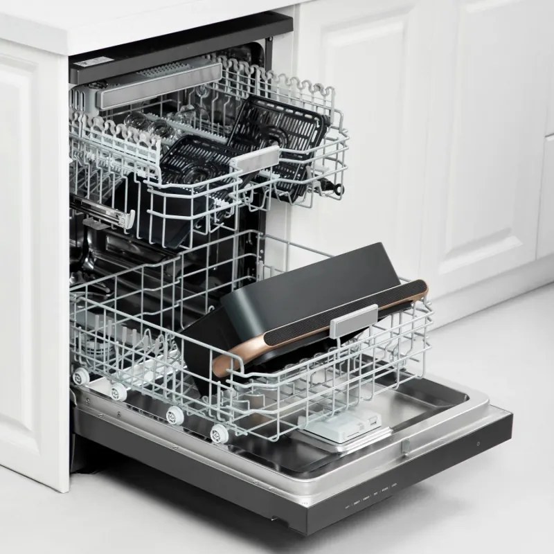 Двоен фритюрник с горещ въздух Cosori Dual Blaze TwinFry CAF-TF101S, 10 л, 6 програми, 35-240 C, Таймер, ThermoIQ, Синхронизирано готвене и приключване, Черен