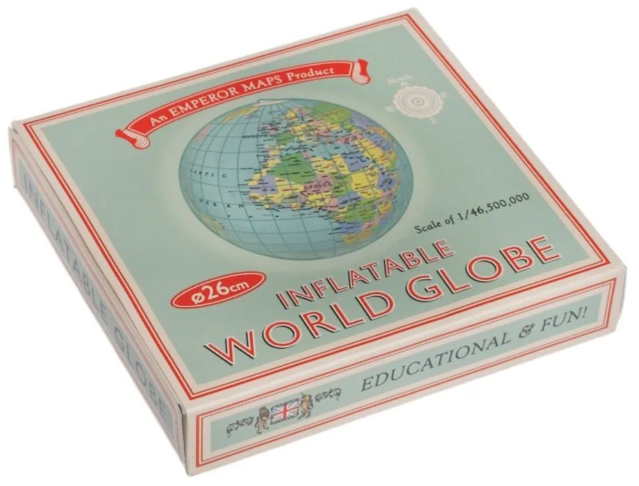 Надуваем глобус Световна карта International World Map - Rex London