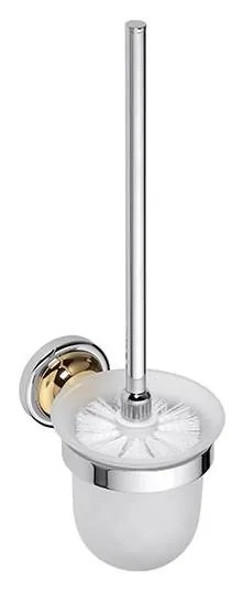 Четка за тоалетна 11x37,5 см сребърна/златна