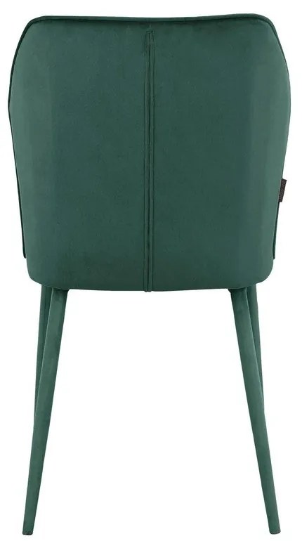 Зелени кадифени трапезни столове в комплект от 2 бр. Wilma – Støraa