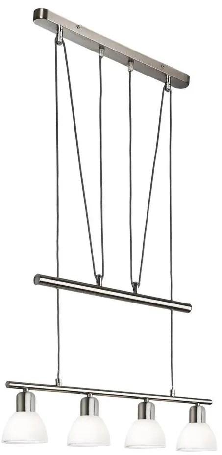 LED Пендел MATTES 4xE14/4W/230V 3000K лъскав хром