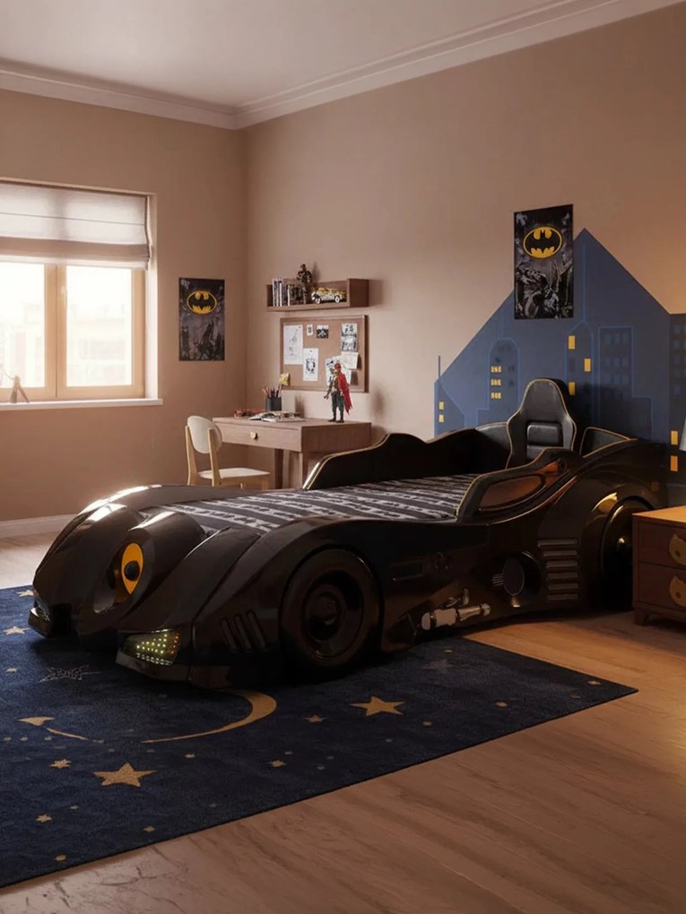 Детско легло кола Dark Mobil Night Rider