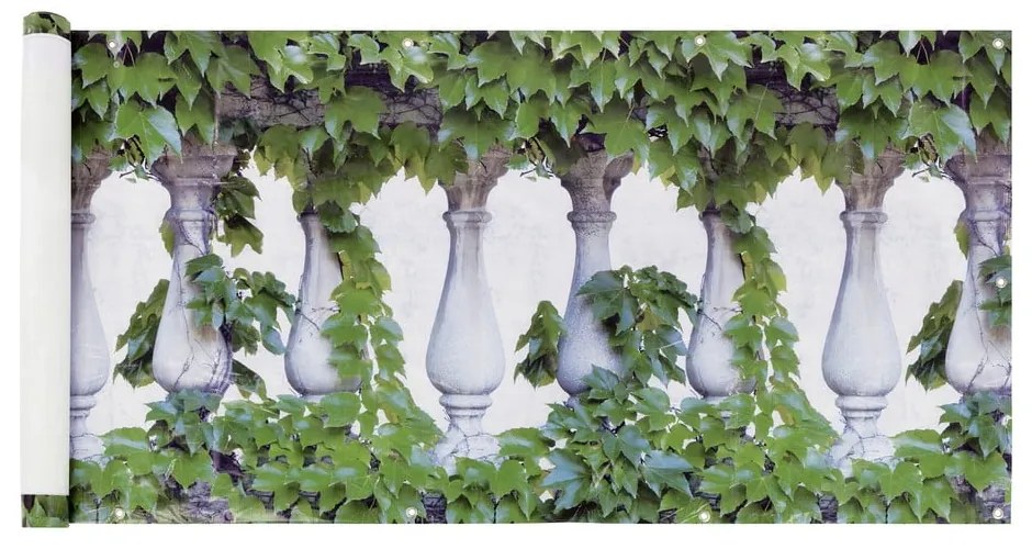 Зелен пластмасов параван за балкон 500x85 cm - Maximex